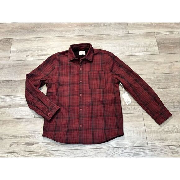 Stylus men’s plaid jacket, shirt, size M - Picture 1 of 10